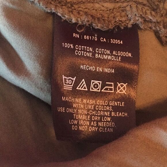 Maeve safari belted jacket shirt olive green sz 2 - Picture 6 of 6